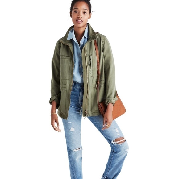 Madewell Green Fleet Jacket XXS - Picture 1 of 11